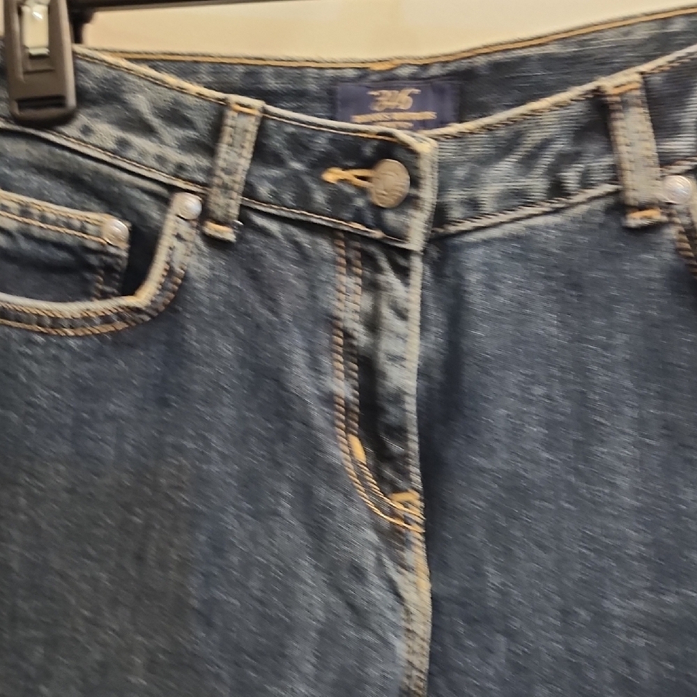 Brooks Brothers Dark Blue Straight Leg Jeans (B21) View 3
